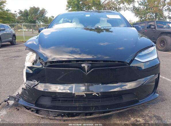 7SAXCAE52PF366749 2023 TESLA MODEL X Black Вид спереду