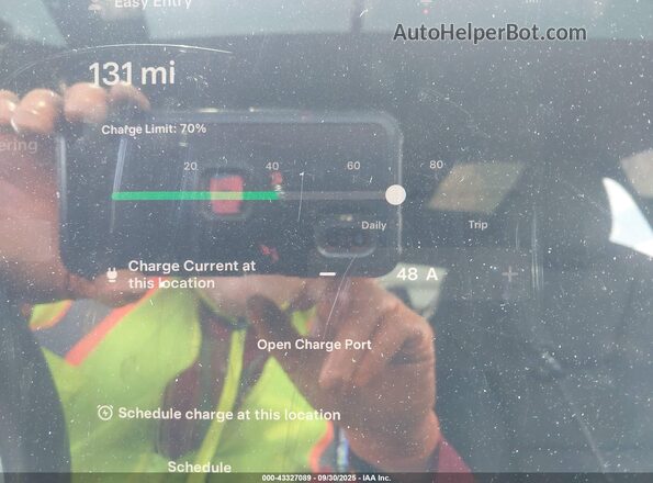 7SAXCAE58SF470056 2025 TESLA MODEL X Red 