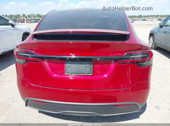 7SAXCAE58SF470056 2025 TESLA MODEL X Red 