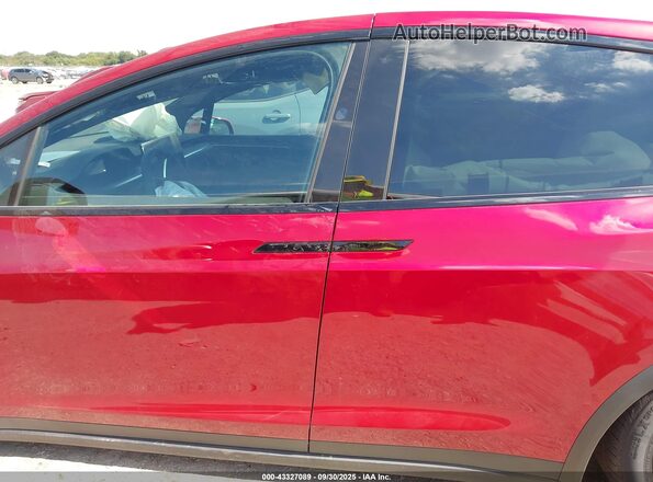 7SAXCAE58SF470056 2025 TESLA MODEL X Red Rear interior view