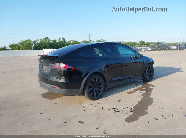 7SAXCBE54NF328359 2022 TESLA MODEL X Черный Задняя правая четверть