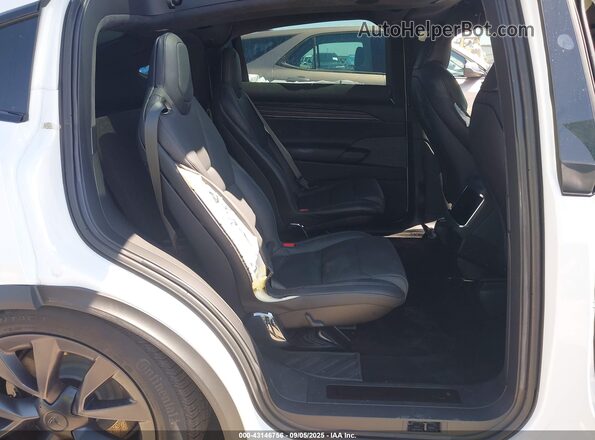 7SAXCBE58PF384677 2023 TESLA MODEL X Белый Вид наклейки с VIN-кодом