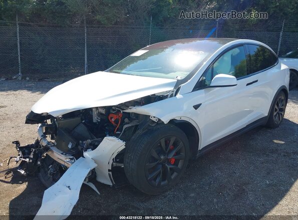 7SAXCBE69PF429215 2023 TESLA MODEL X White Przód lewy