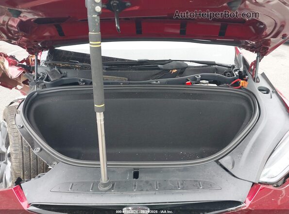 7SAXCDE51RF455524 2024 TESLA MODEL X Красный Вид сзади