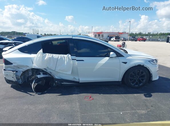 7SAXCDE53NF345097 2022 TESLA MODEL X Белый Вид щитка приборов