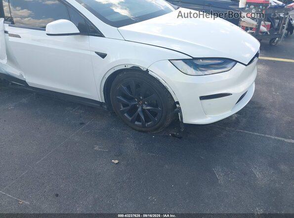 7SAXCDE53NF345097 2022 TESLA MODEL X Белый Вид спереди
