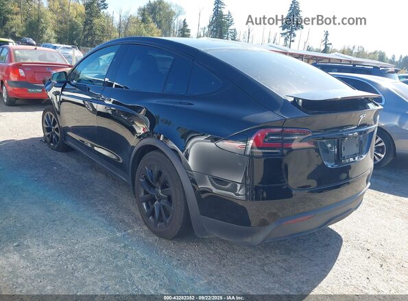 7SAXCDE5XNF358896 2022 TESLA MODEL X Черный Задняя левая четверть