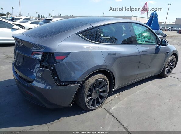 7SAYGAEE7NF550199 2022 TESLA MODEL Y Gray Trasero derecho
