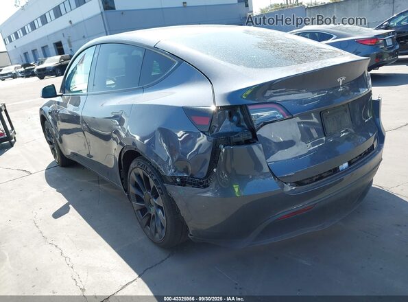 7SAYGAEE7NF550199 2022 TESLA MODEL Y Gray Trasero izquierdo