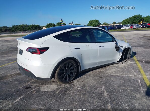7SAYGAEEXNF468922 2022 TESLA MODEL Y White უკანა მარჯვენა