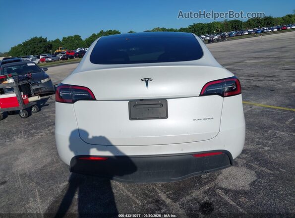 7SAYGAEEXNF468922 2022 TESLA MODEL Y White 