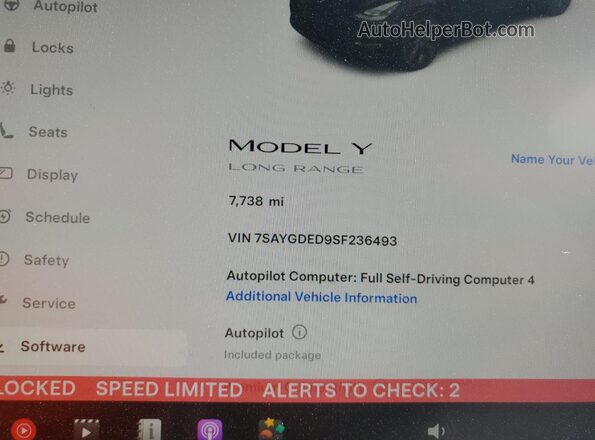 7SAYGDED9SF236493 2025 TESLA MODEL Black 
