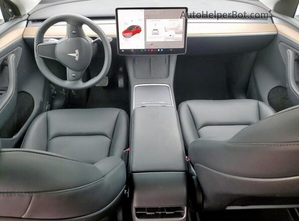 7SAYGDEDXRA327568 2024 TESLA MODEL Blue Dashboard view