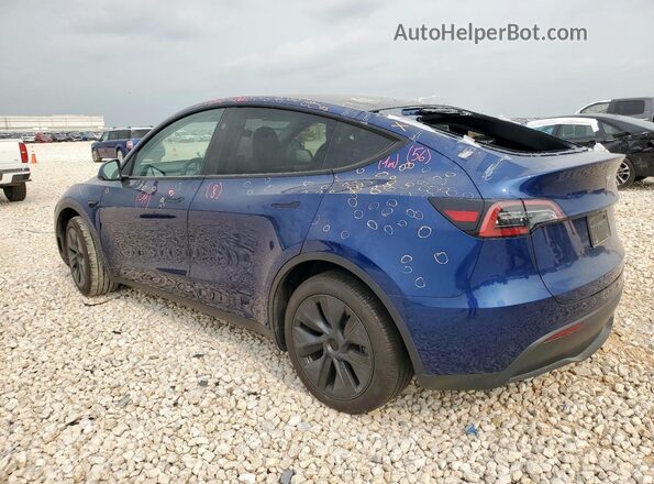 7SAYGDEDXRA327568 2024 TESLA MODEL Blue Rear left