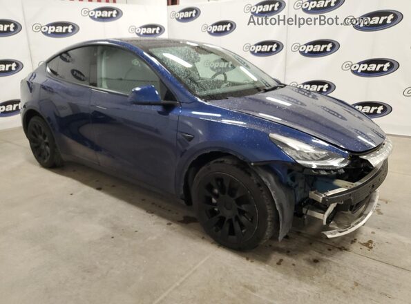7SAYGDEE0NF481230 2022 TESLA MODEL Blue 