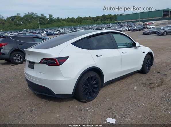 7SAYGDEE1NF329599 2022 TESLA MODEL Y White Հետևի աջ