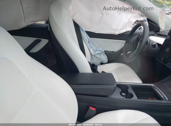 7SAYGDEE1NF329599 2022 TESLA MODEL Y White Սալոնի դիմացի տեսք