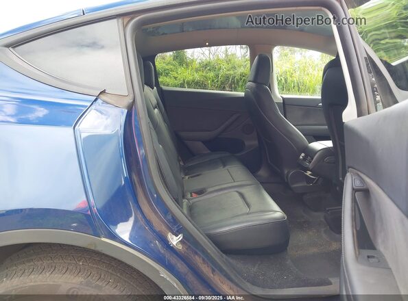 7SAYGDEE2PF927932 2023 TESLA MODEL Y Blue Вид наклейки з VIN-кодом