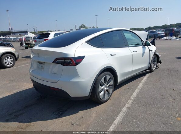 7SAYGDEE6NF419749 2022 TESLA MODEL Y White უკანა მარჯვენა