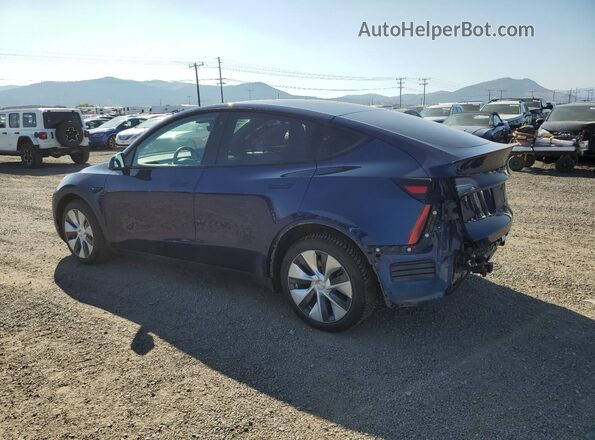 7SAYGDEE7NF369556 2022 TESLA MODEL Blue Задня ліва чверть