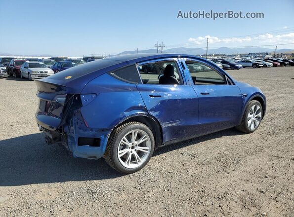 7SAYGDEE7NF369556 2022 TESLA MODEL Blue Задня права чверть