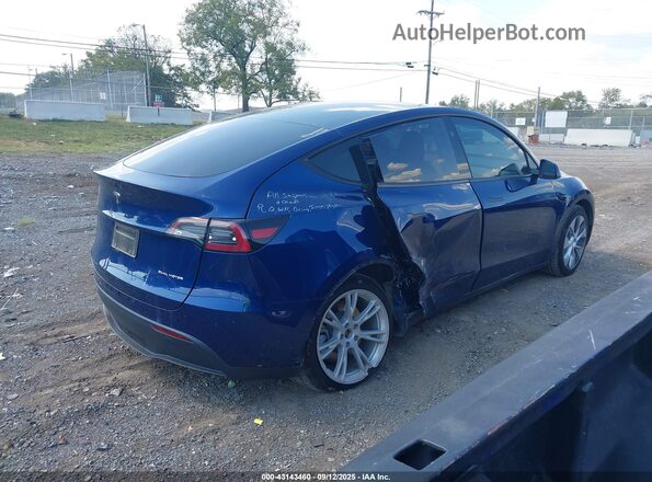 7SAYGDEEXRF044292 2024 TESLA MODEL Y Синий Задняя правая четверть