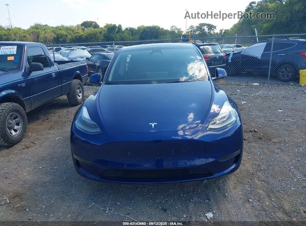 7SAYGDEEXRF044292 2024 TESLA MODEL Y Синий Вид щитка приборов