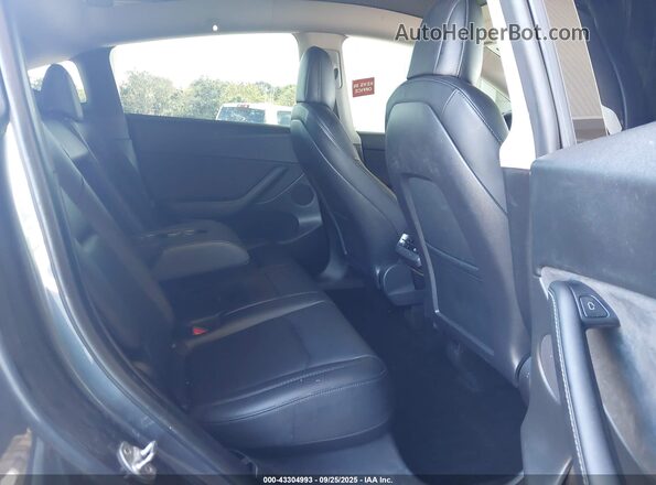 7SAYGDEF1NF463697 2022 TESLA MODEL Y Gray VIN კოდის სტიკერის ხედი