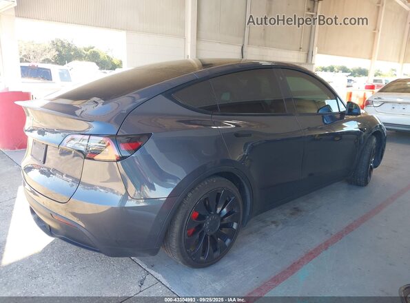 7SAYGDEF1NF463697 2022 TESLA MODEL Y Gray უკანა მარჯვენა