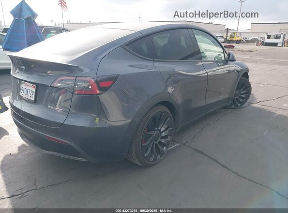7SAYGDEF4NF403851 2022 TESLA MODEL Y Gray Tył prawy
