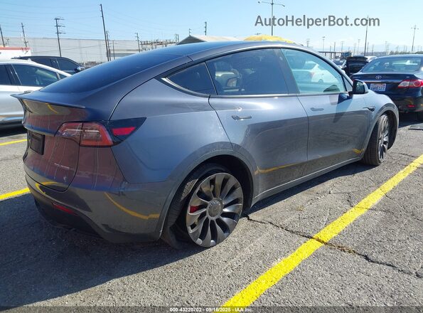 7SAYGDEF5NF544248 2022 TESLA MODEL Y Gray Trasero derecho