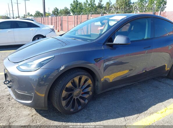 7SAYGDEF5NF544248 2022 TESLA MODEL Y Gray 