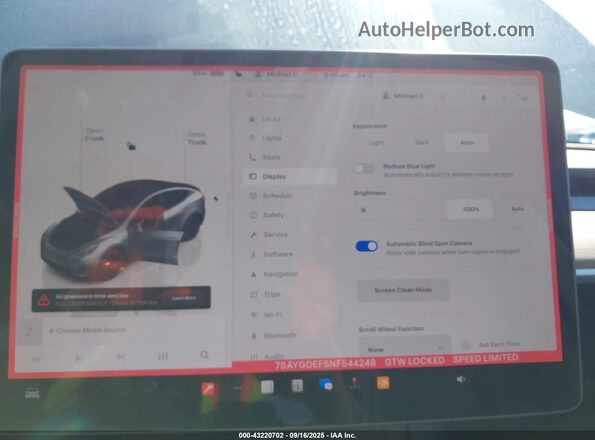 7SAYGDEF5NF544248 2022 TESLA MODEL Y Gray 