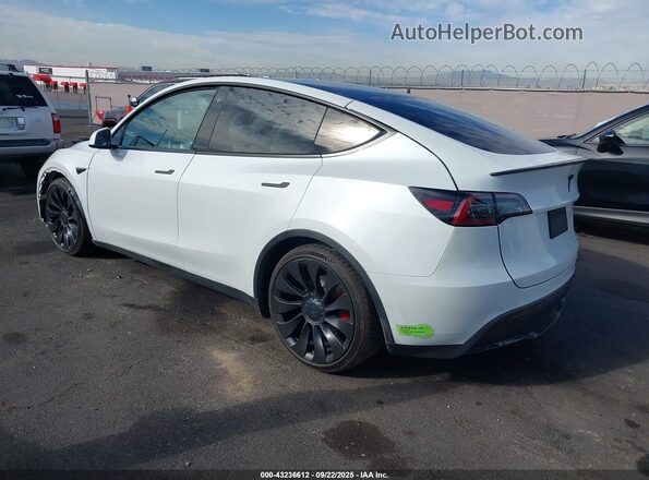 7SAYGDEF7NF398189 2022 TESLA MODEL Y White Задня ліва чверть