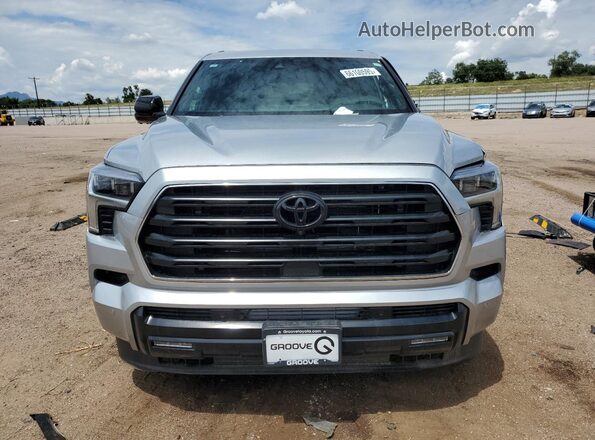 7SVAAABA1SX061385 2025 TOYOTA SEQUOIA Silver Front view