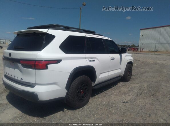 7SVAAABA3SX059380 2025 TOYOTA SEQUOIA White Հետևի աջ