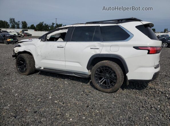 7SVAAABA4RX037995 2024 TOYOTA SEQUOIA White Հետևի ձախ
