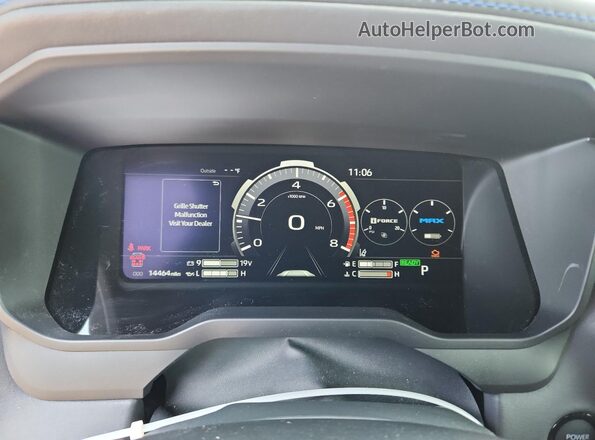 7SVAAABA7SX055378 2025 TOYOTA SEQUOIA White Instrument cluster view