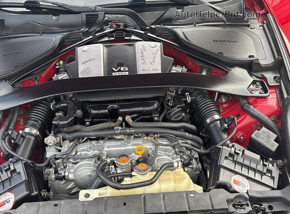 JN1AZ4EH8GM934008 2016 NISSAN 370Z Красный Вид панели приборов