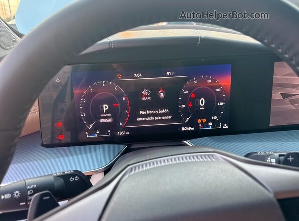 5N1AZ3DT8SC101493 2025 NISSAN MURANO White Instrument cluster view