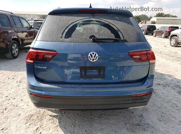 3VV1B7AX3LM100843 2020 VOLKSWAGEN TIGUAN Blue Вид салону спереду