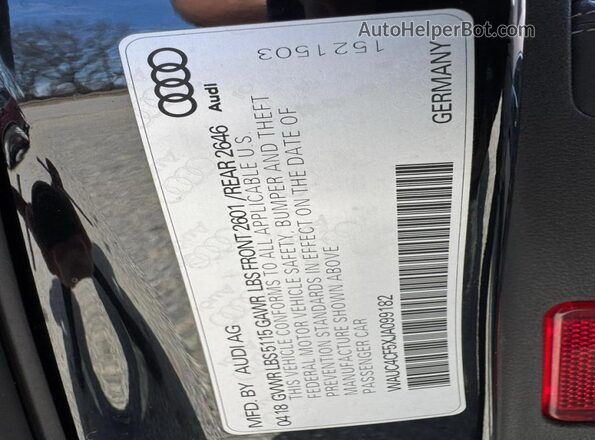 WAUC4CF5XJA099182 2018 AUDI OTHER Черный 