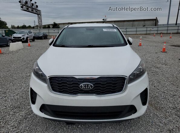 5XYPGDA54KG490404 2019 KIA SORENTO White Вид ззаду