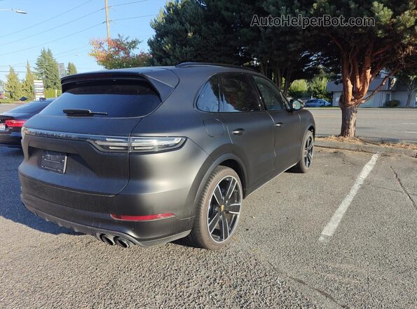 WP1AF2AY4MDA36774 2021 PORSCHE CAYENNE Black Вид спереду