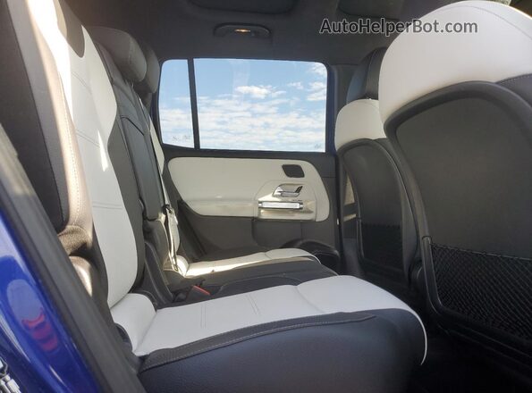 W1N4M4HB5LW024436 2020 MERCEDES-BENZ GLB-CLASS Blue Vista interior trasera