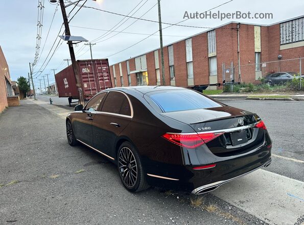 W1K6G7GB1MA056976 2021 MERCEDES-BENZ S Черный Передняя правая четверть