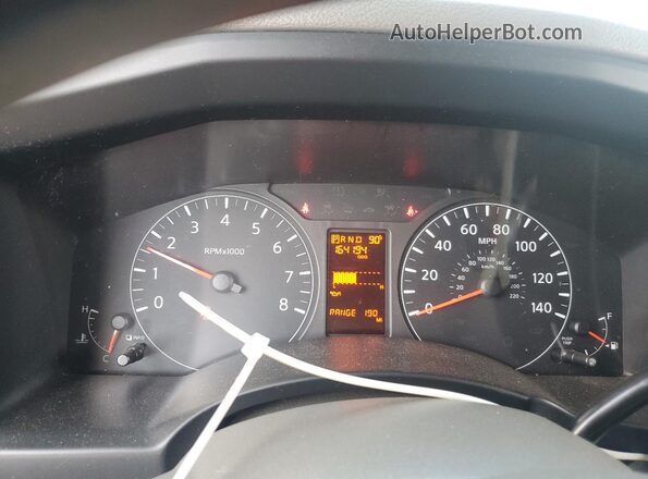 1N6BF0KY9KN807016 2019 NISSAN NV White უკანა სავარძლების ხედი