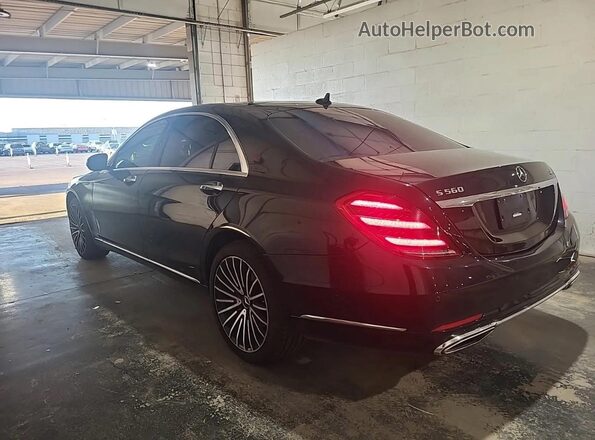 WDDUG8GB3JA399510 2018 MERCEDES-BENZ S-CLASS Черный Передняя правая четверть