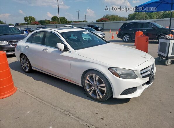 55SWF4JB1JU235489 2018 MERCEDES-BENZ C-CLASS White 