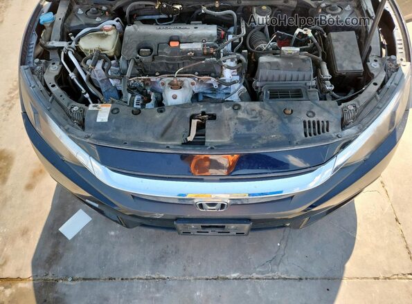 19XFC2F79JE032004 2018 HONDA CIVIC Black Widok komory silnika